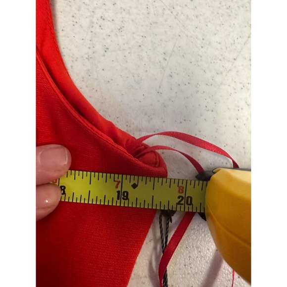 NEW VINCE CAMUTO Women's 14 Red Sleeveless Midi Sheath Dress Modern Voyage E5 - Picture 7 of 7